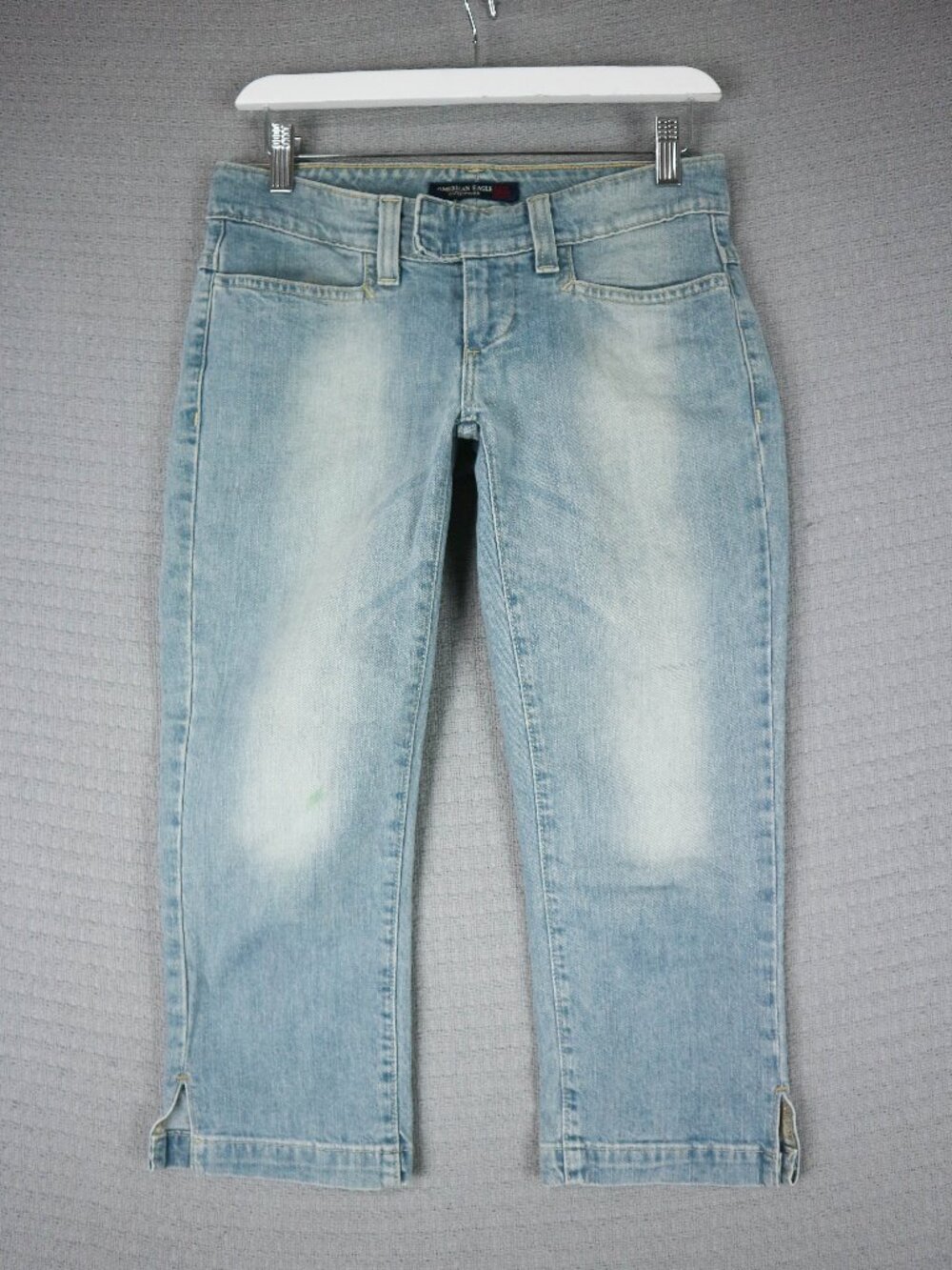 American Eagle Outfitters Low Rise Capri Jeans Womens 0 Reg VTG Vintage Y2K 30W